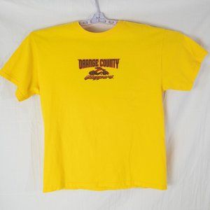 Vintage 2004 Orange County Choppers Men's Graphic T-Shirt Size L Yellow